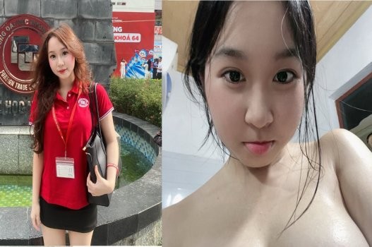 Ân ái sinh viên NEU dáng đầy đặn kiều diễm