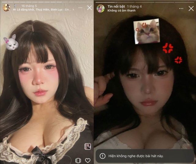 Em gái hàng múp dễ thương