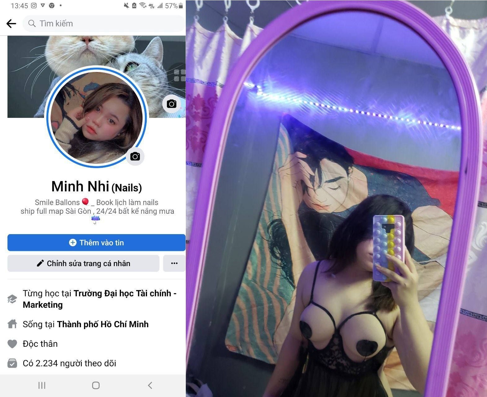 Minh Nhi với vòng một căng tròn thích được nâng niu