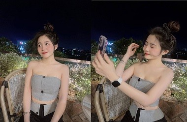 Mỗi lần móc bướm Bích Phương chảy nước như mưa