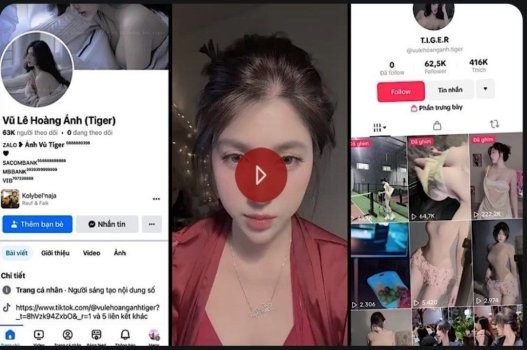 Video sex Vũ Lê Hoàng Ánh tiktoker mới nổi